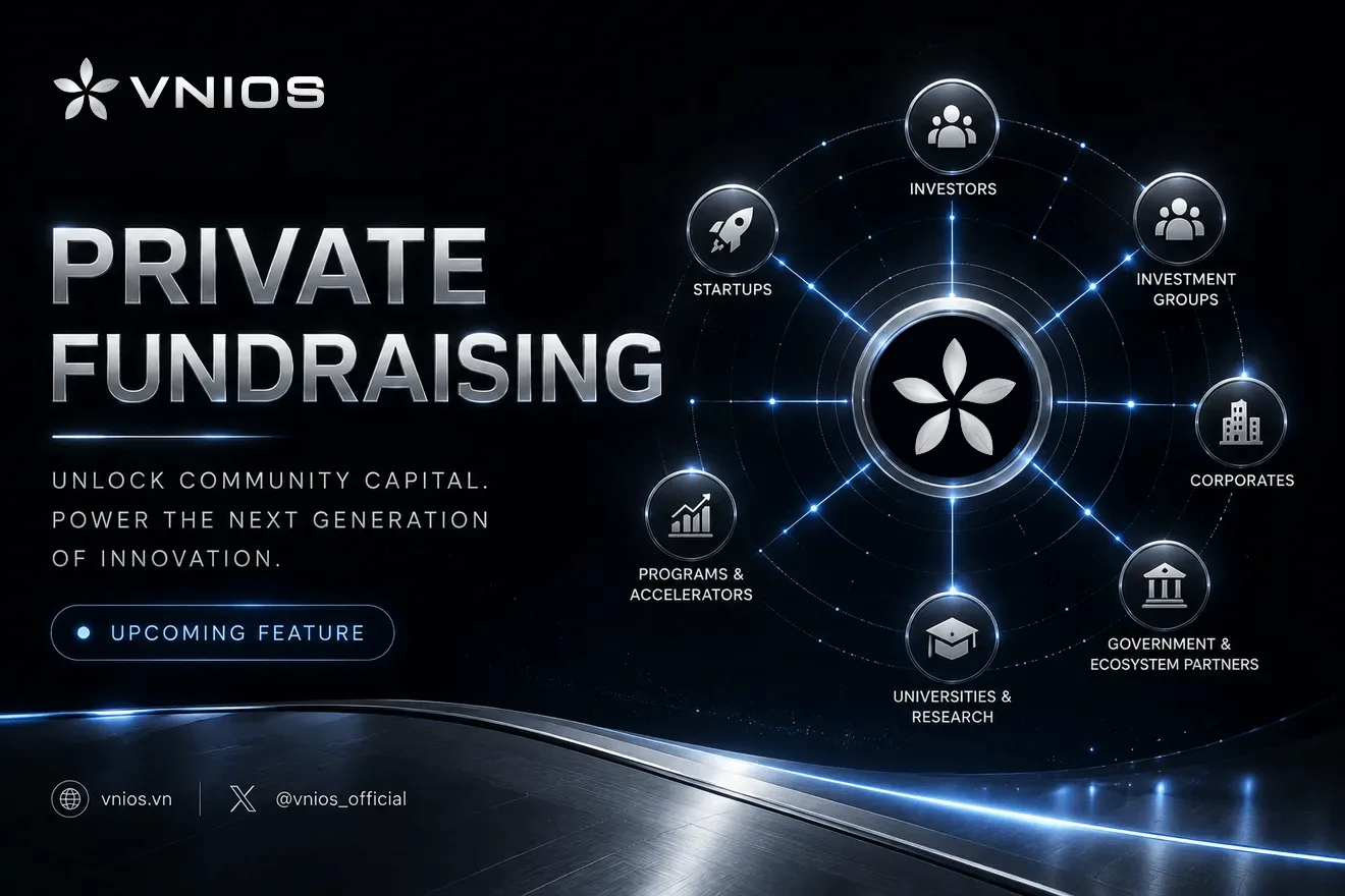 Unlocking Community Capital: Introducing Private Fundraising on VNIOS